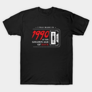 90's Rock Golden Era - Cassette Style T-Shirt